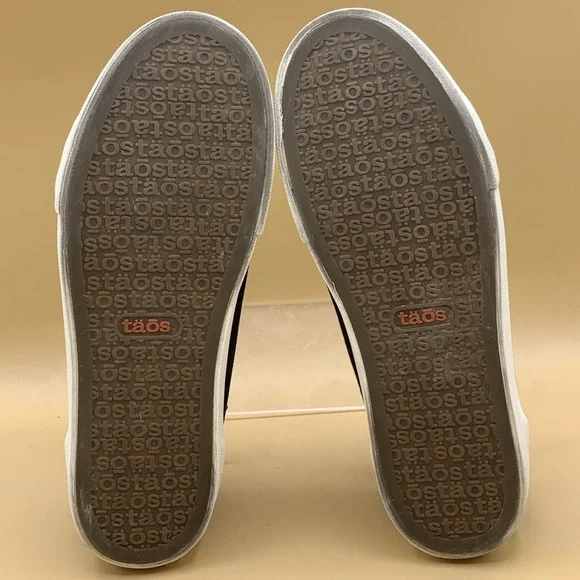 Taos Plim Soul Sneakers Casual Women's Black Canvas Low Top - Size 7.5 - Picture 7 of 7